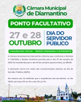 Comunicado Oficial - Sessão Ordinária e Expediente